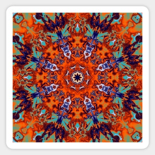 Fractal mandala Sticker